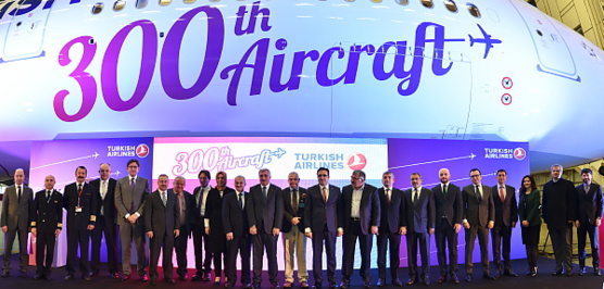 Turkish Airlines prend possession de son 300e appareil Turkish Airlines prend possession de son 300e appareil