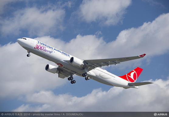Turkish Airlines prend possession de son 300e appareil