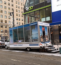 Un village éphémère de Club Med dans les rues de Montréal ce jeudi Un village éphémère de Club Med dans les rues de Montréal ce jeudi