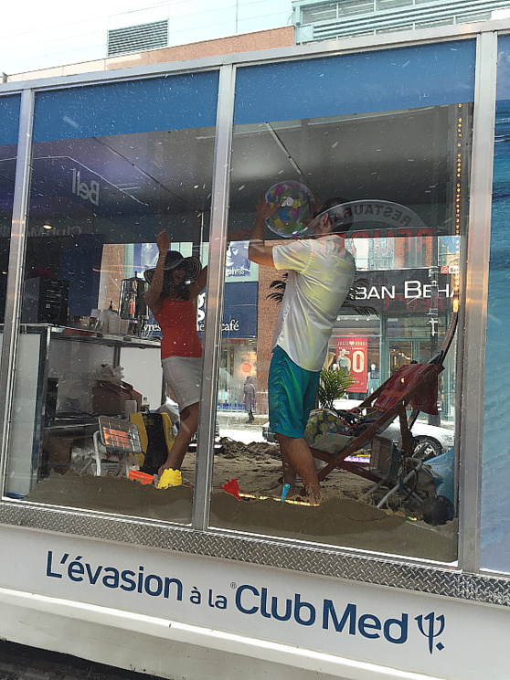 Un village éphémère de Club Med dans les rues de Montréal ce jeudi Un village éphémère de Club Med dans les rues de Montréal ce jeudi