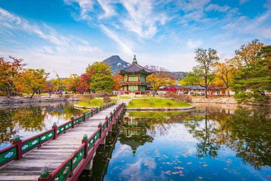 Le palais de Gyeongbok à Séoul Le palais de Gyeongbok à Séoul