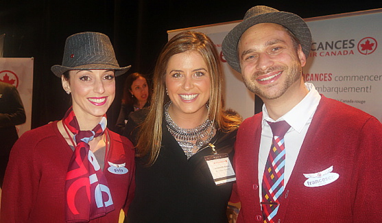 Réception d'Air Canada`: quelques échos visuels Réception d'Air Canada`: quelques échos visuels