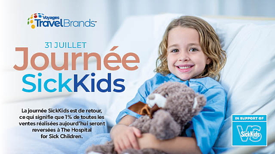 10 ans de générosité : retour de la Journée SickKids de Voyages TravelBrands 10 ans de générosité : retour de la Journée SickKids de Voyages TravelBrands