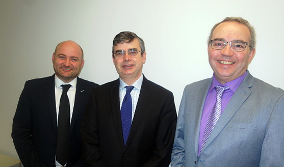 Gregory Charrier, Antoine Huet et Thierry Briand Gregory Charrier, Antoine Huet et Thierry Briand