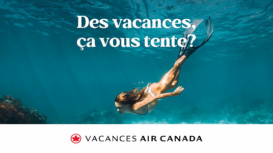La nouvelle campagne de Vacances Air Canada propose un voyage relaxant et sensoriel aux Canadiens et aux Canadiennes ainsi qu’une expérience virtuelle de relaxation sonore le 9 octobre 2025.