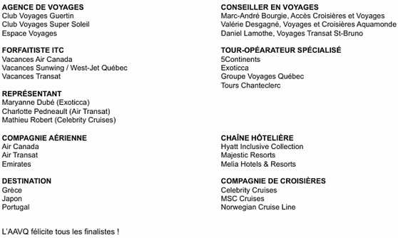 GALA DES TROPHÉES UNI-VERS 2025 : Les finalistes sont…