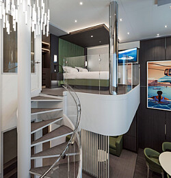 MSC World Asia offrira le plus large choix de suites MSC Yacht Club et les toutes nouvelles suites royales duplex MSC World Asia offrira le plus large choix de suites MSC Yacht Club et les toutes nouvelles suites royales duplex