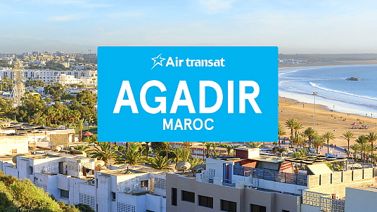 Air Transat ajoute Agadir à ses destinations au départ de Montréal