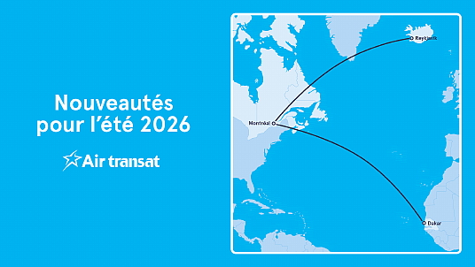 Air Transat ajoute Dakar et Reykjavik à son programme été 2026