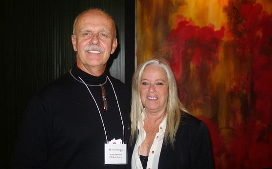 Richard Morissette d' HRG North America et Manon Martel d'Acta Québec Richard Morissette d' HRG North America et Manon Martel d'Acta Québec