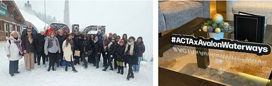 L’ACTA et Avalon Waterways accueillent 120 conseillers en voyages à bord du Sommet européen sur les croisières fluviales 2025