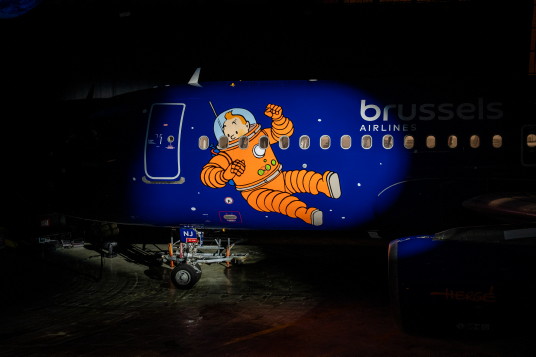 © Brussels Airlines / Hergé / Tintinimaginatio 2026