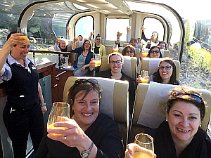 A bord du Rocky Mountaineer