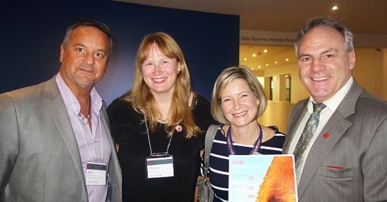 Alain Look (Club Med); Claudine Hart (VAC); Karen Acs (AC) et Guy Marchand (VAC)