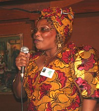 Mme Jeanne Sabiti, Directrice Inter Tourisme (qui représente le Congo) vient de joindre l'ANTOR Mme Jeanne Sabiti, Directrice Inter Tourisme (qui représente le Congo) vient de joindre l'ANTOR