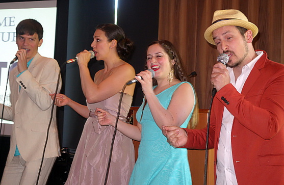 Le quatuor vocal Tik4 a offert une belle performance