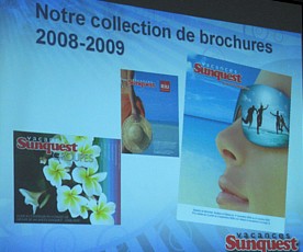 Des brochures et des brochettes au barbecue estival de Vacances Sunquest 