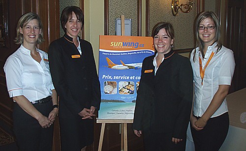 Grand lancement pour Vacances Sunwing à Québec Grand lancement pour Vacances Sunwing à Québec