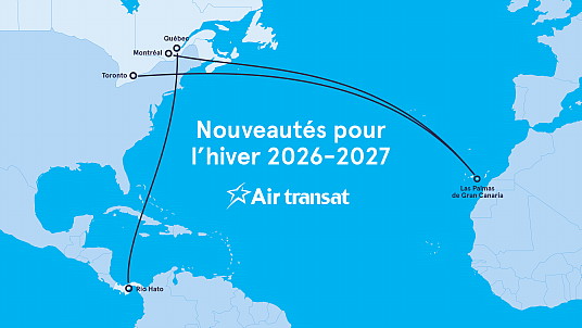 Air Transat s’envole vers les îles Canaries et renforce son offre au départ de Québec