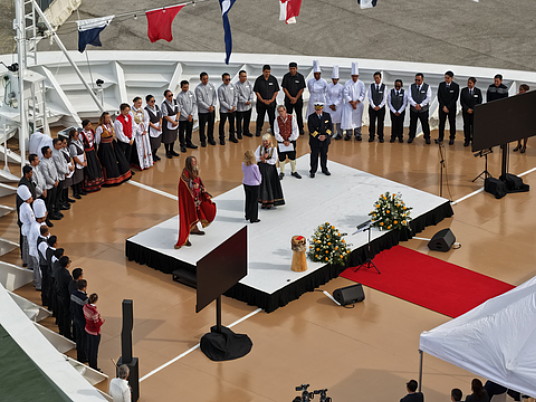 Viking baptise son plus récent navire océanique en Italie