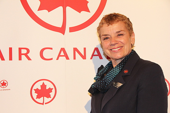 Sylvie Daoust, directeur de bord pour Air Canada Sylvie Daoust, directeur de bord pour Air Canada