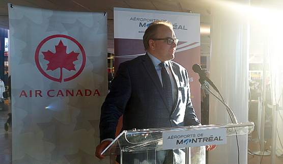 David Rheault, directeur affaires gouvernementales et relations avec les collectivités d'Air Canada