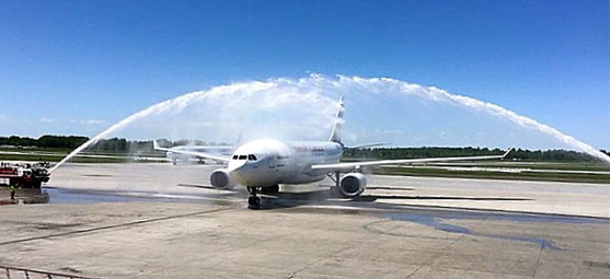 Moment historique: Tunisair arrive à Montréal !