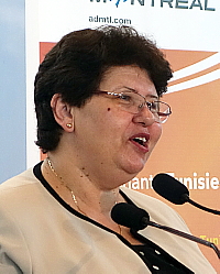 La Présidente directrice générale de Tunisair, Sarra Rejab.