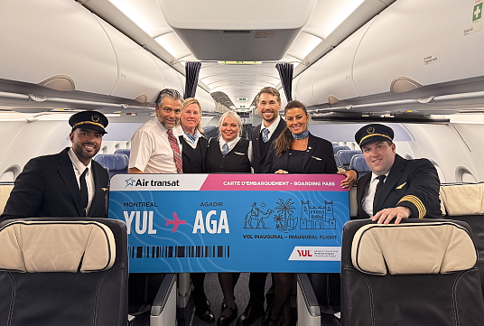 Air Transat inaugure sa nouvelle liaison exclusive entre Montréal et Agadir