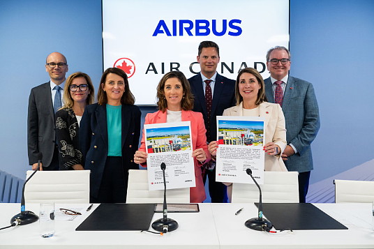 Air Canada et Airbus lancent une initiative conjointe