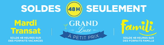 Transat : Aubaines Sud : en plus du mardi Transat, voici maintenant Grand luxe et Famili Transat : Aubaines Sud : en plus du mardi Transat, voici maintenant Grand luxe et Famili