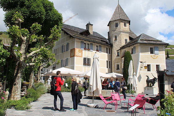 Le Château Villa, à Sierre, offre une belle vitrine aux produits régionaux .