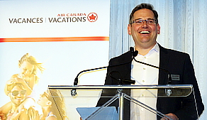 Craig Landry, président du Groupe voyages d'agrément d'Air Canada (VAC et Rouge)