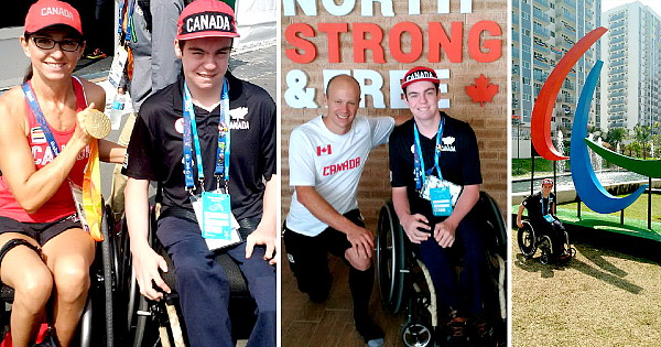 La Fondation Air Canada et l'hôpital de réadaptation pédiatrique Holland Bloorview offre à un jeune athlète un voyage incroyable aux Jeux paralympiques à Rio (Groupe CNW/Fondation Air Canada) La Fondation Air Canada et l'hôpital de réadaptation pédiatrique Holland Bloorview offre à un jeune athlète un voyage incroyable aux Jeux paralympiques à Rio (Groupe CNW/Fondation Air Canada)