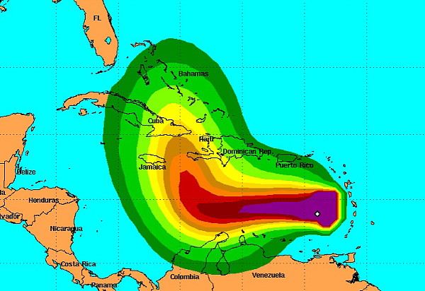 Caraïbes: la tempête Matthew prend de la force