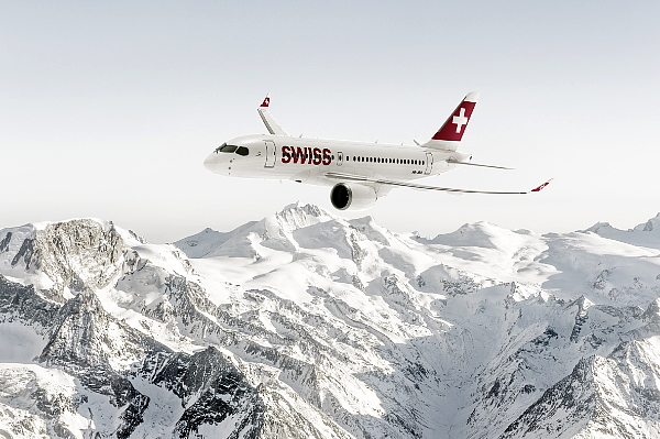 Swiss présente son appareil Bombardier C Series Swiss présente son appareil Bombardier C Series