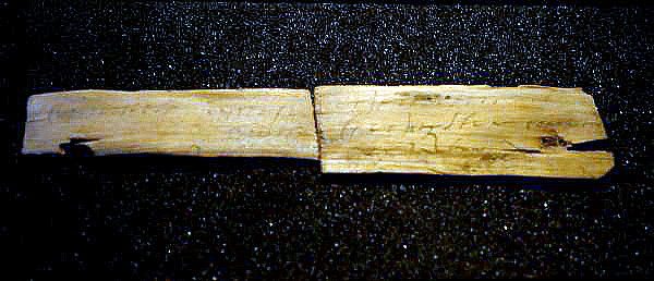 Plaquette maubscrite Vidalonda