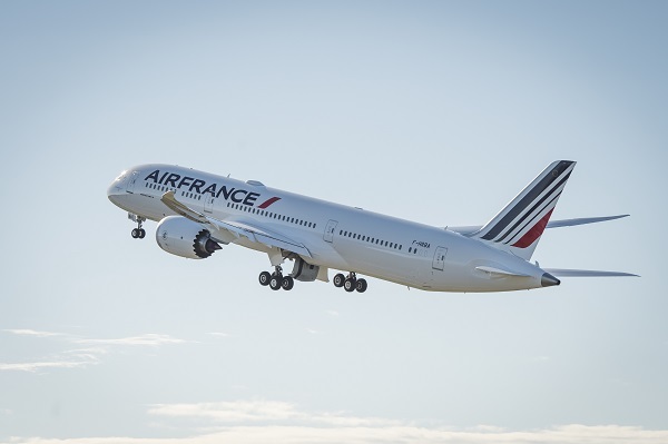 Le Dreamliner d’Air France sur Montréal en 2017 Le Dreamliner d’Air France sur Montréal en 2017
