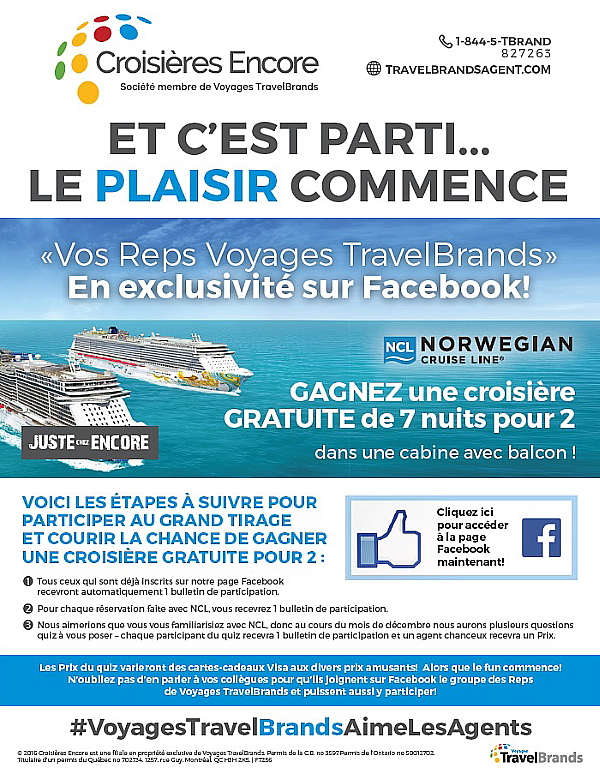 Êtes-vous prêts pour le meilleur? ‘’Vos Reps Voyages TravelBrands” Êtes-vous prêts pour le meilleur? ‘’Vos Reps Voyages TravelBrands”