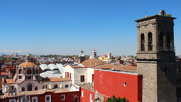 Tout le quartier historique de Puebla est classé au Patrimoine mondial de l'Unesco