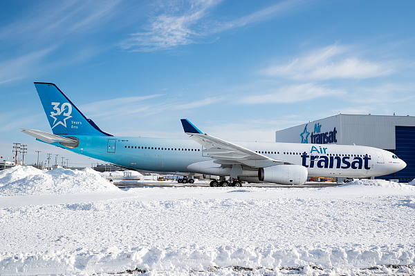 Un premier appareil 30e anniversaire pour Air Transat ! Un premier appareil 30e anniversaire pour Air Transat !