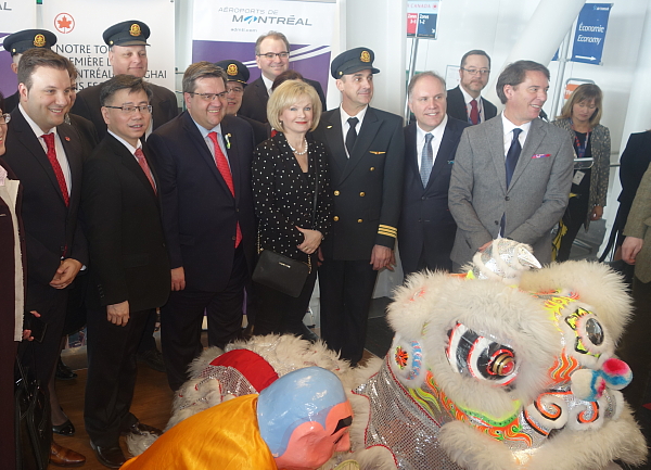 Air Canada inaugure ses premiers vols sans escale Montréal-Shanghai Air Canada inaugure ses premiers vols sans escale Montréal-Shanghai