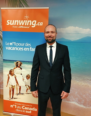 Sunwing annonce la nomination de Patrick Corriveau au poste de Directeur des ventes Québec