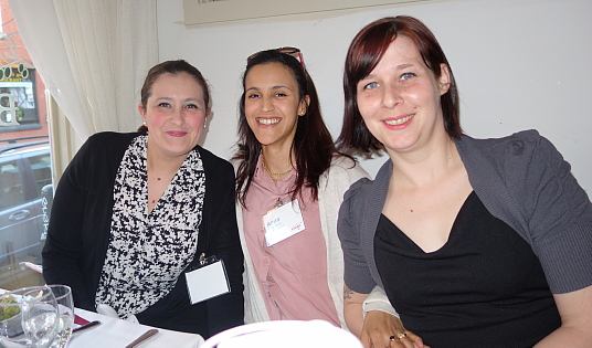 Lilya Iberraken et Amira Sediki de Voyages Sinbad et Christine Courteau de Sultana Tours Lilya Iberraken et Amira Sediki de Voyages Sinbad et Christine Courteau de Sultana Tours