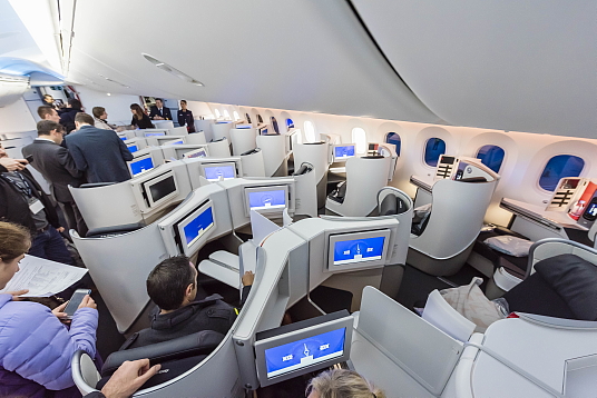 Classe Business ( photo Air France) Classe Business ( photo Air France)