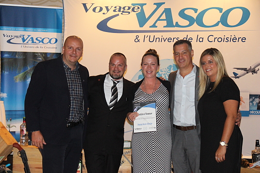 Trophée de Vacances Air Canada: Agence s'étant le plus investie: remis à Vasco Mercier