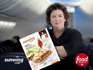 Le menu d’achats à bord Sunwing Café propose maintenant de nouvelles sélections inspirées par la célèbre chef Lynn Crawford de Food Network Canada