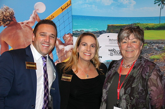 Plusieurs exposants représentaient des hôtels Sandals ou Beaches, Plusieurs exposants représentaient des hôtels Sandals ou Beaches,