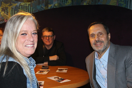Manon Martel d'ACTA Québec et Emad Elturaby, Vice-Président de Tours Cure-Vac