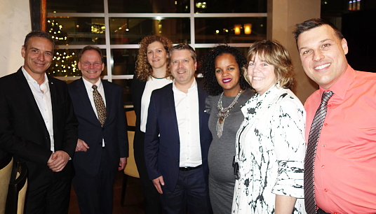 Quelques uns des invités: Stefan Drouin (Club Med); Sylvain Lacoste (CMT); Mélanie Paul-Hus (Atout France); François Choquette (Air Canada); Jessica Marie (CMT) ; Nathalie Bureau et Sebastian Domanski (Air Canada)